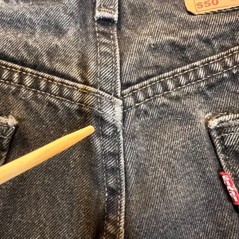 Levis 550 Jeans Mens 36x30 (see measurements) Black Made in USA‎ Relaxed Fit